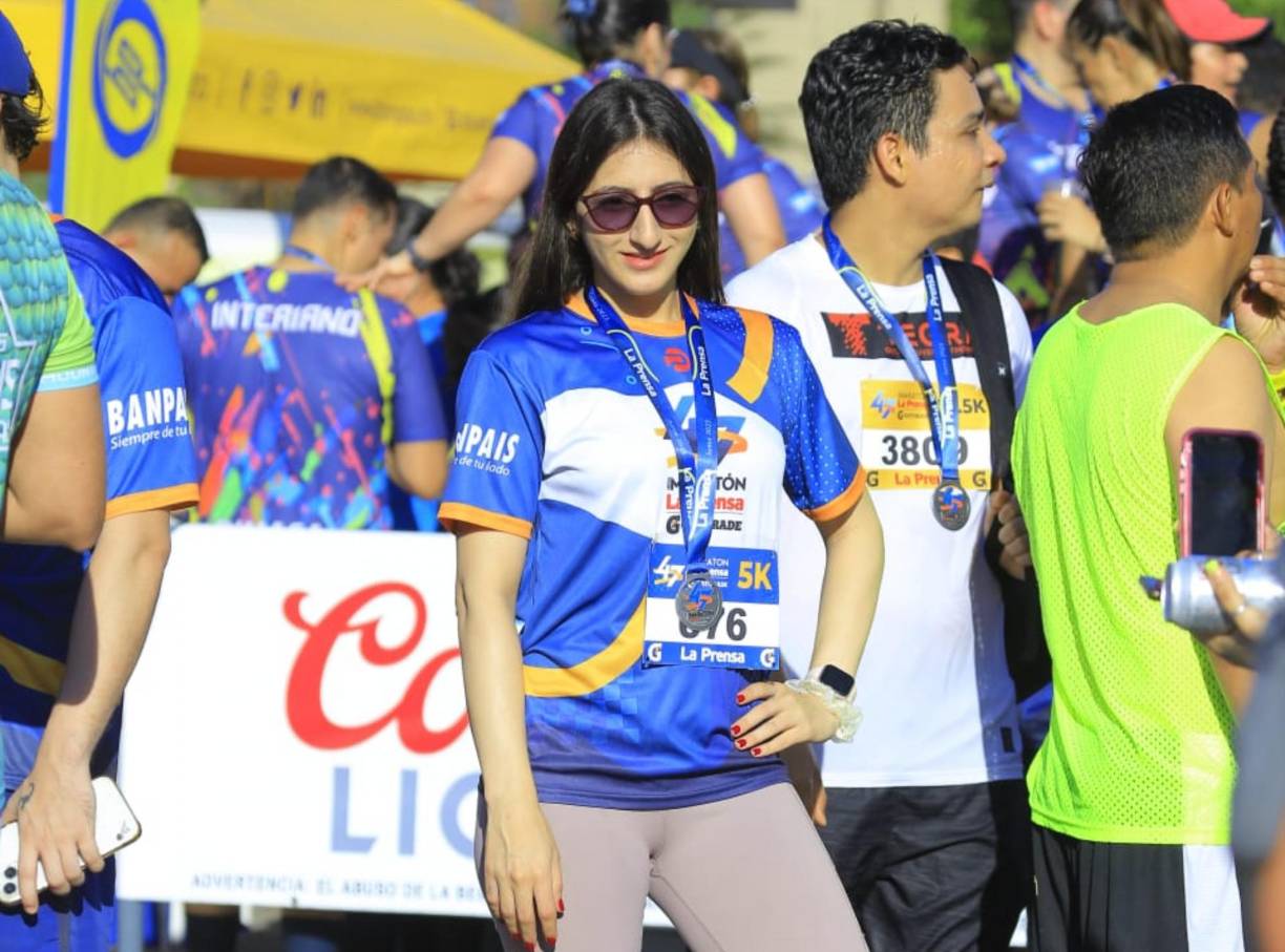 Ella fue una de las hermosas chicas que robó suspiros en la 47 edición de la Maratón de LA PRENSA.