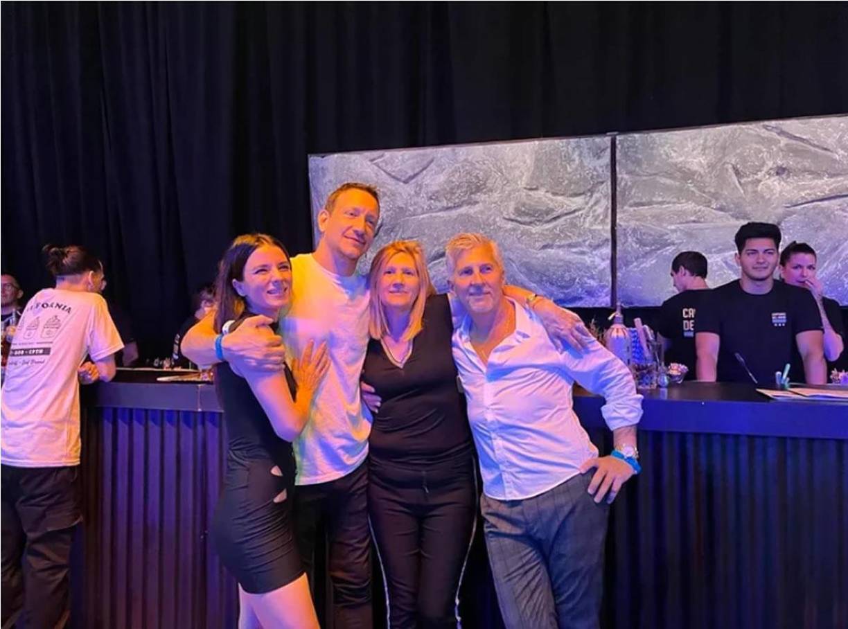 Los padres de Lionel Messi se la pasaron a lo grande en la fiesta.