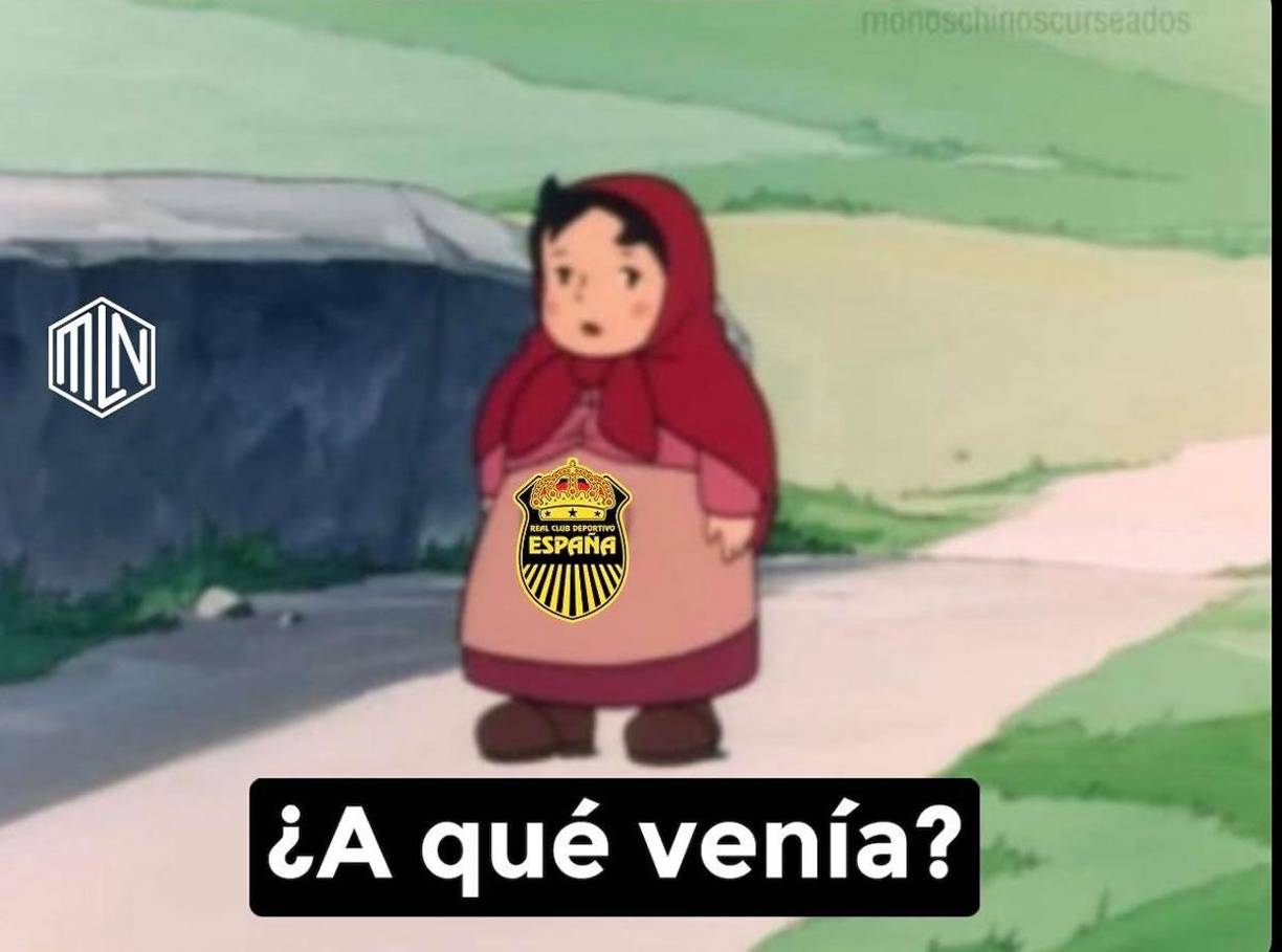 Memes: Real España sufre las burlas tras perder ante Motagua en la ida de la final