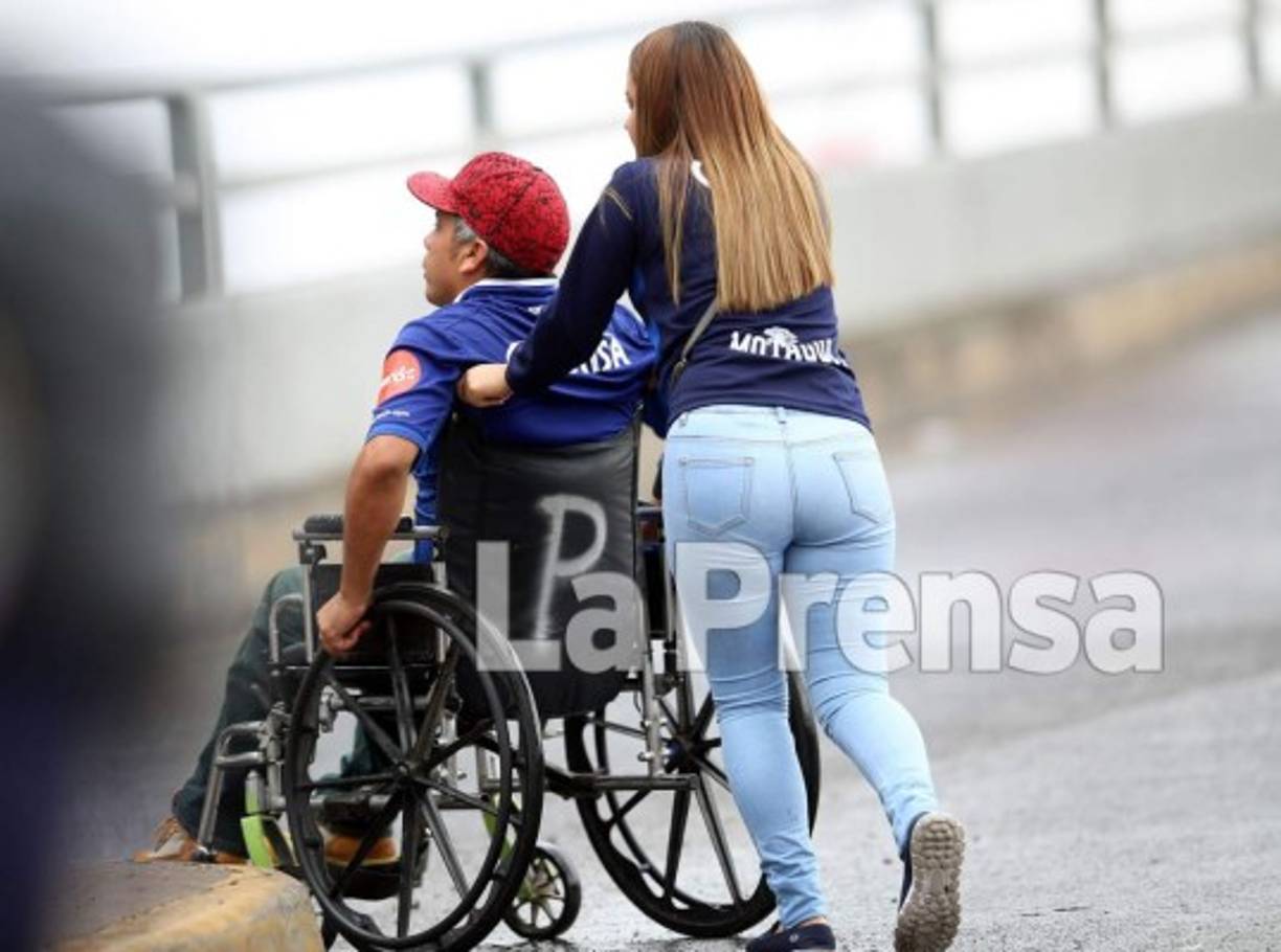 Los aficionados mostraron su amor por el Motagua.