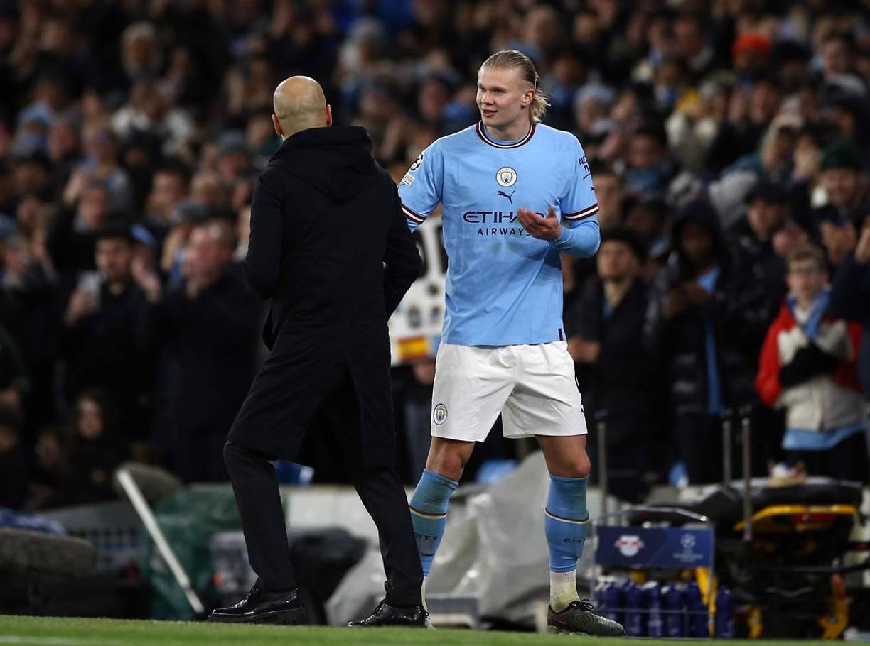 Erling Haaland aseguró después del partido que le dijo a Pep Guardiola que “me hubiese gustado haber jugado más”.