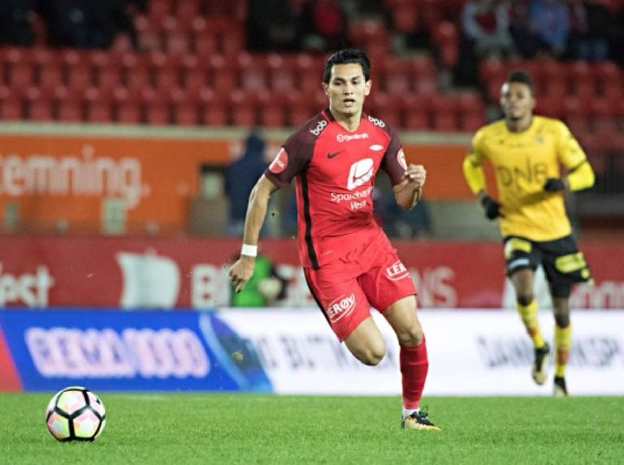 22. Deyver Vega (26 años) - El delantero costarricense del Valerenga de la Primera División de Noruega tiene un valor de mercado de 300 mil euros.