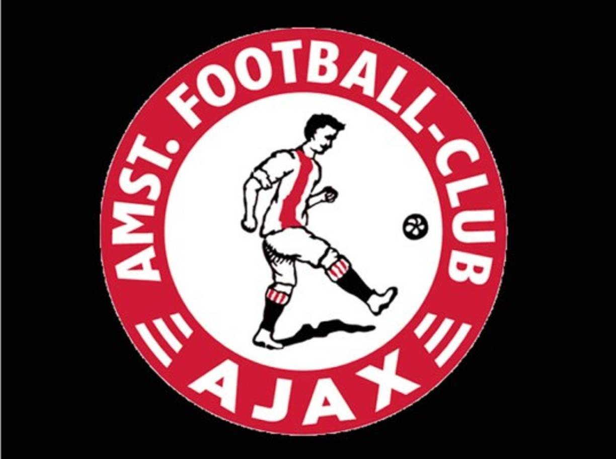 El escudo del Ajax de Ámsterdam, que fue fundado en 1900.