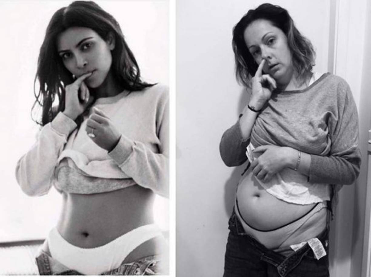 Kim sin duda es una de las que más ideas le da.