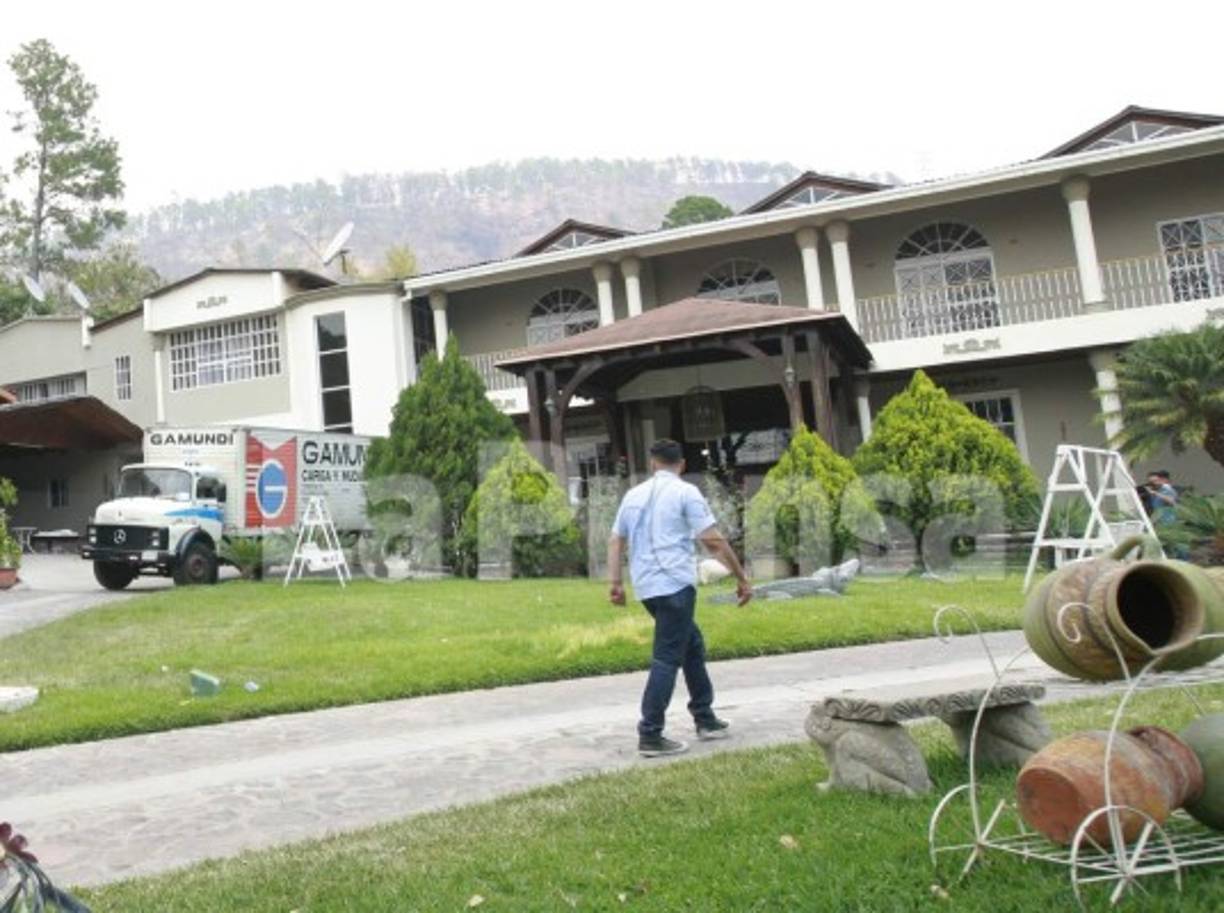 La lujosa propiedad constaba de varias hectáreas de extensión.