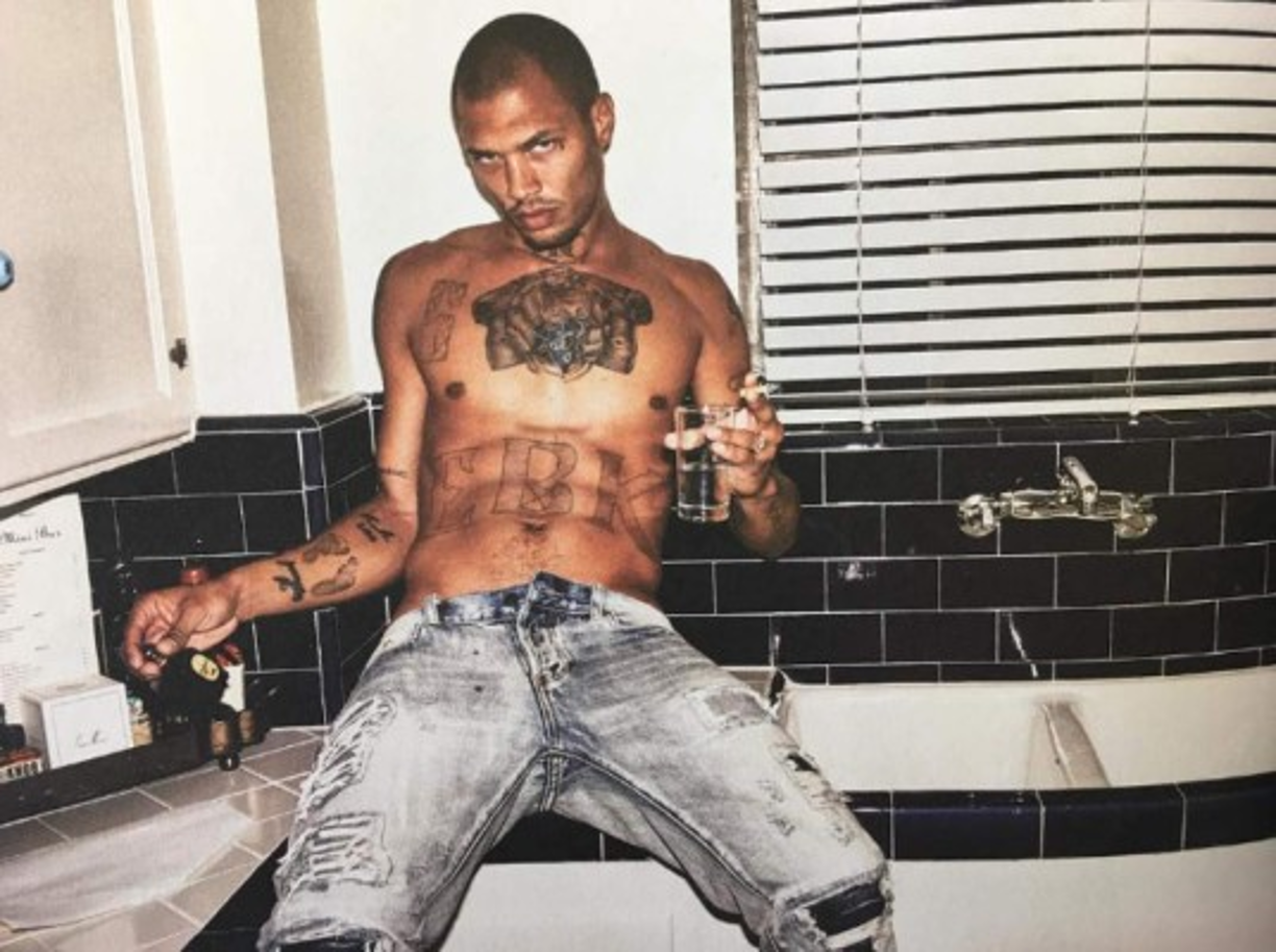 Jeremy Meeks tiene más de 1 millón de seguidores en Instagram.