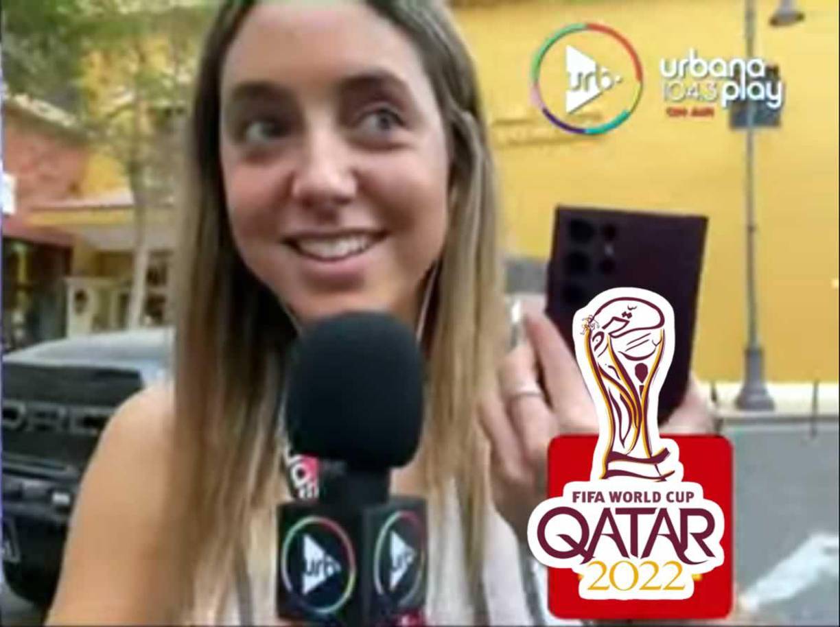 “Me acaban de regalar esto”, dijo Sofía Martínez muy sorprendida, mientras mostraba el teléfono. “Desde este momento estás siendo vigilada por el Gobierno de Qatar”, bromeó su compañero <b>Harry Salvarrey</b>, otro de los conductores del programa.