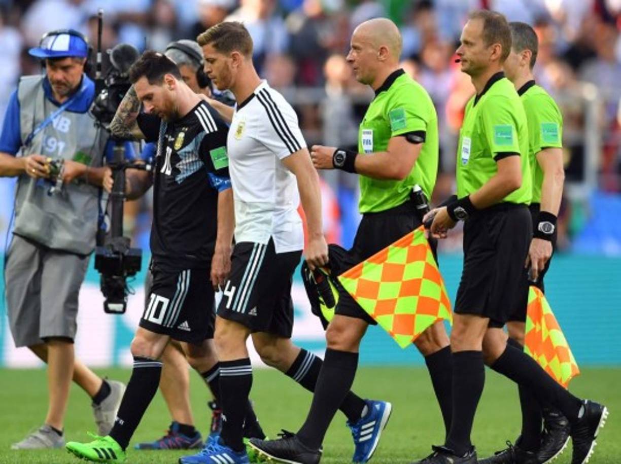 Messi lució como en sus peores faenas con la albiceleste.