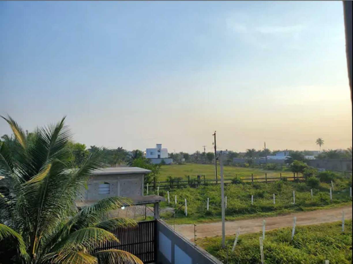 Así es la vista que tiene la mansión, frente al mar en San Juan Tela.