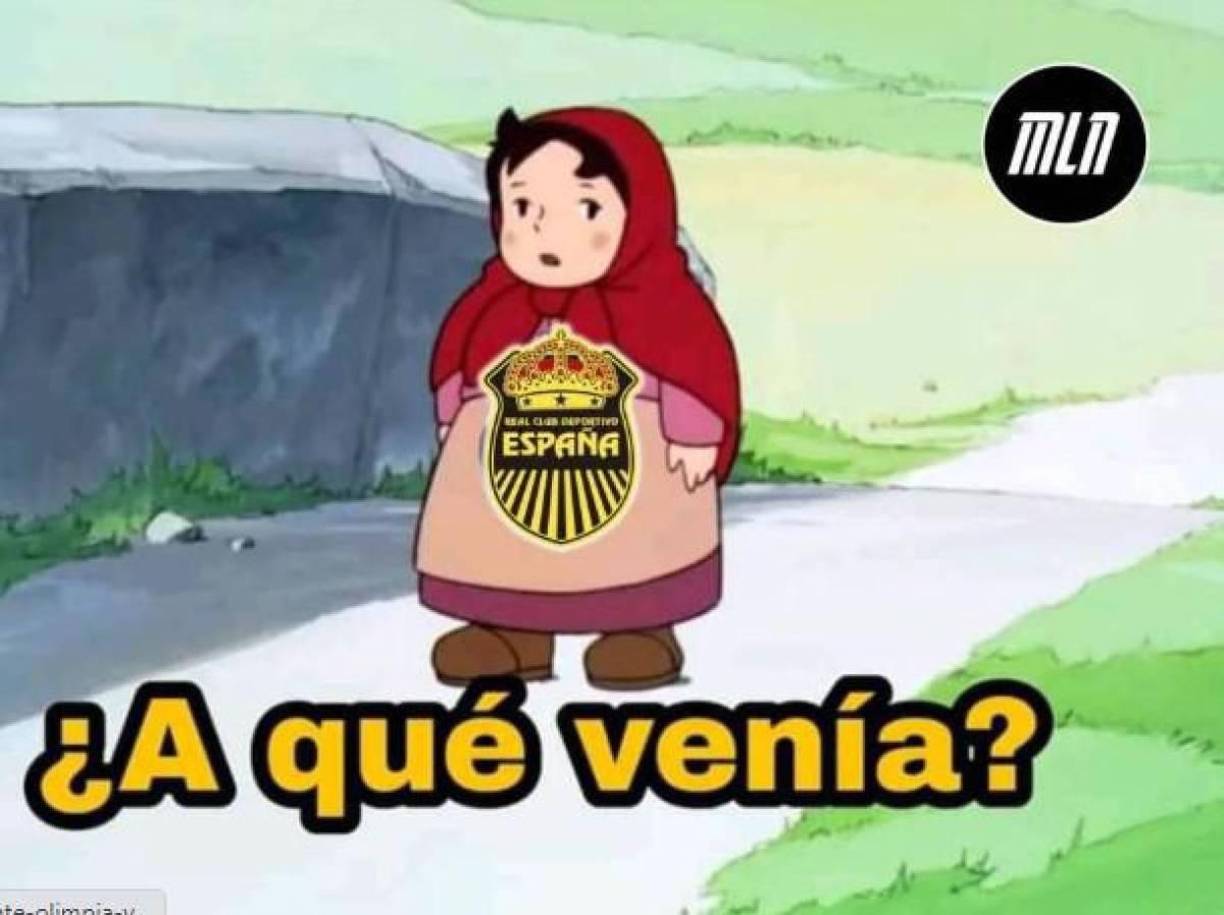 Memes: burlas al Real España tras perder el liderato ante Olimpia... ¿Y Motagua?
