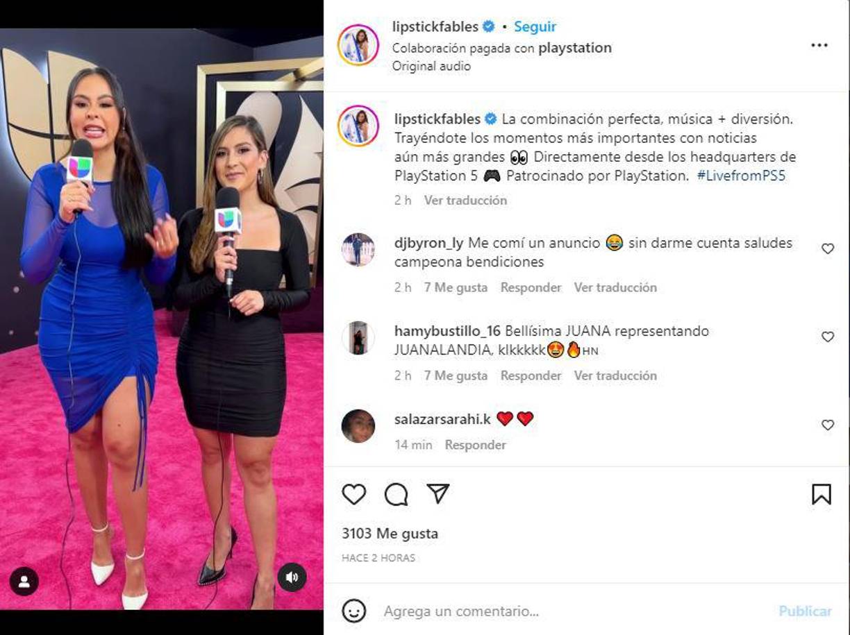 “La combinación perfecta, música + diversión. Trayéndote los momentos más importantes con noticias aún más grandes. Directamente desde los headquarters de PlayStation 5”, dijo Ana en esta publicación. 