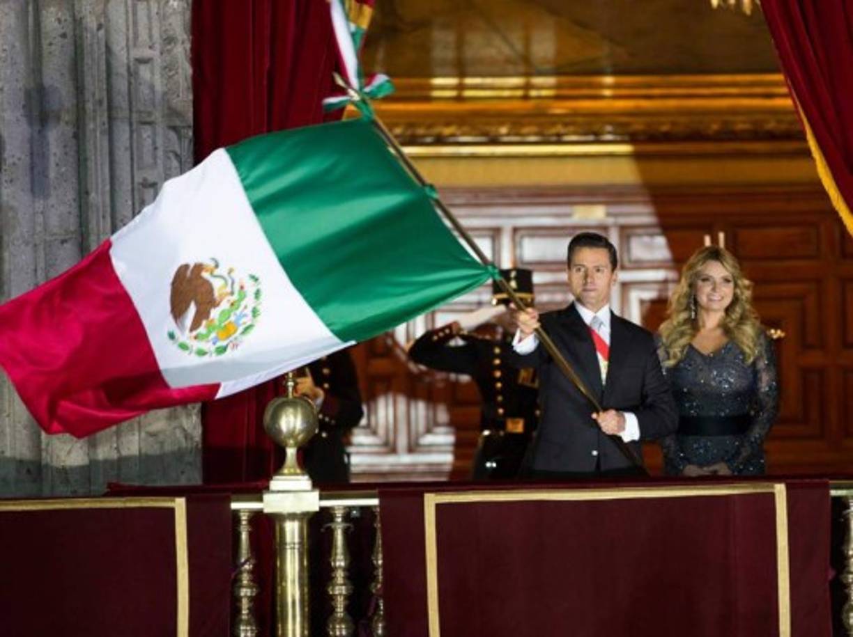 El presidente Enrique Peña Nieto celebró junto a su familia los 206 años de la gesta independentista de México.