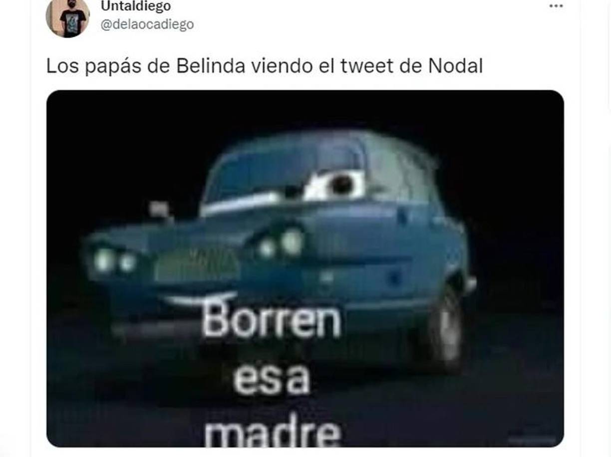 ¡Memes! Christian Nodal expone a Belinda y así reacciona el Internet