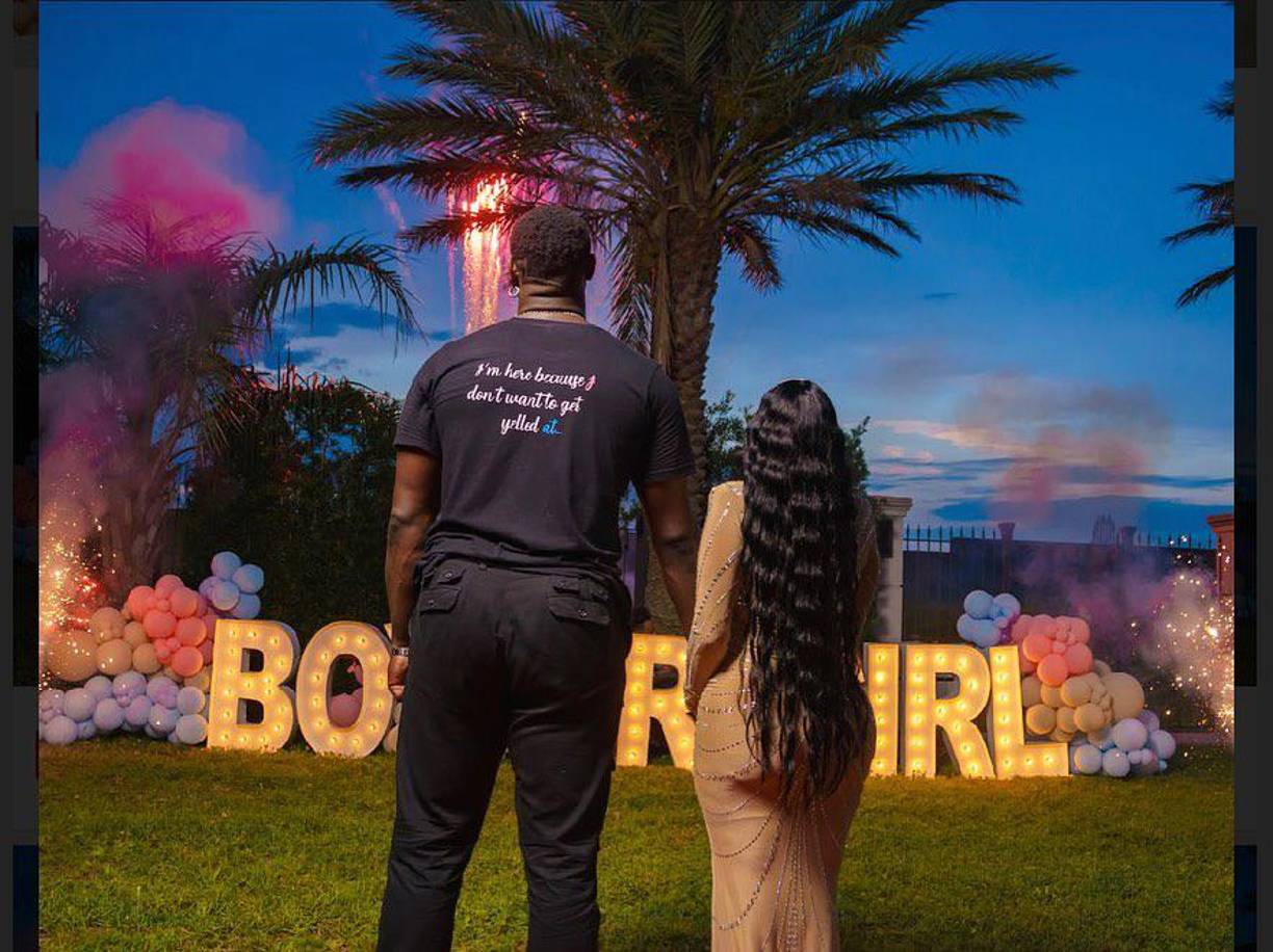 El deportista y su esposa celebraron a lo grande el hecho que se convertirán en padres. Sin embargo, la actriz los amargó.