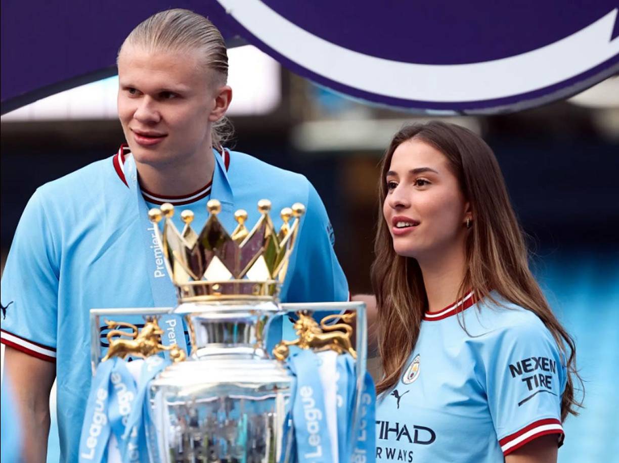 Isabel Haugseng Johansen - Es la bella novia de Erling Haaland, el delantero noruego y estrella del Manchester City.