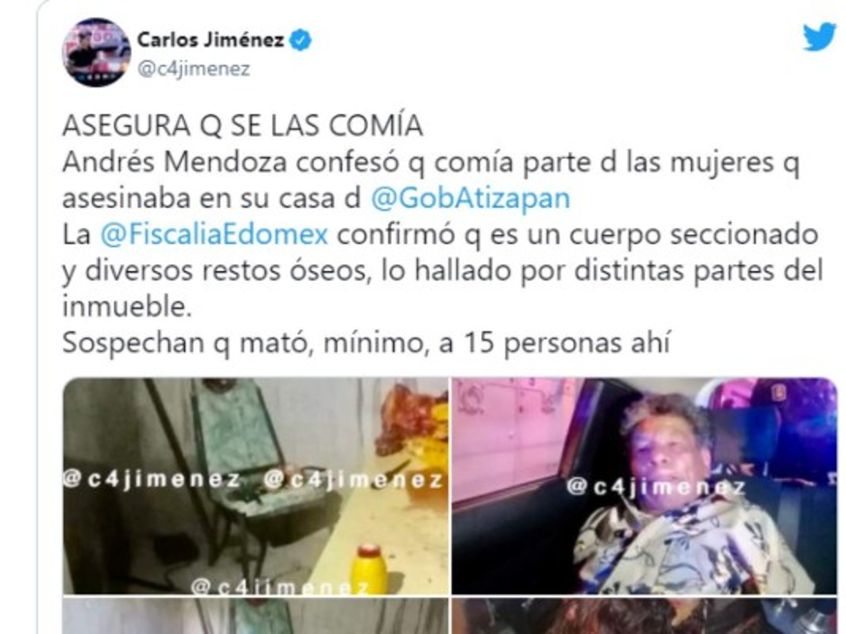 Reportes indican que el sujeto incluso grababa los asesinatos, pues se encontraron varios videos en casetes. S