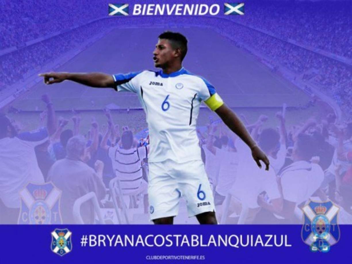 El Tenerife de España le dio la bienvenida a Anthony Lozano.