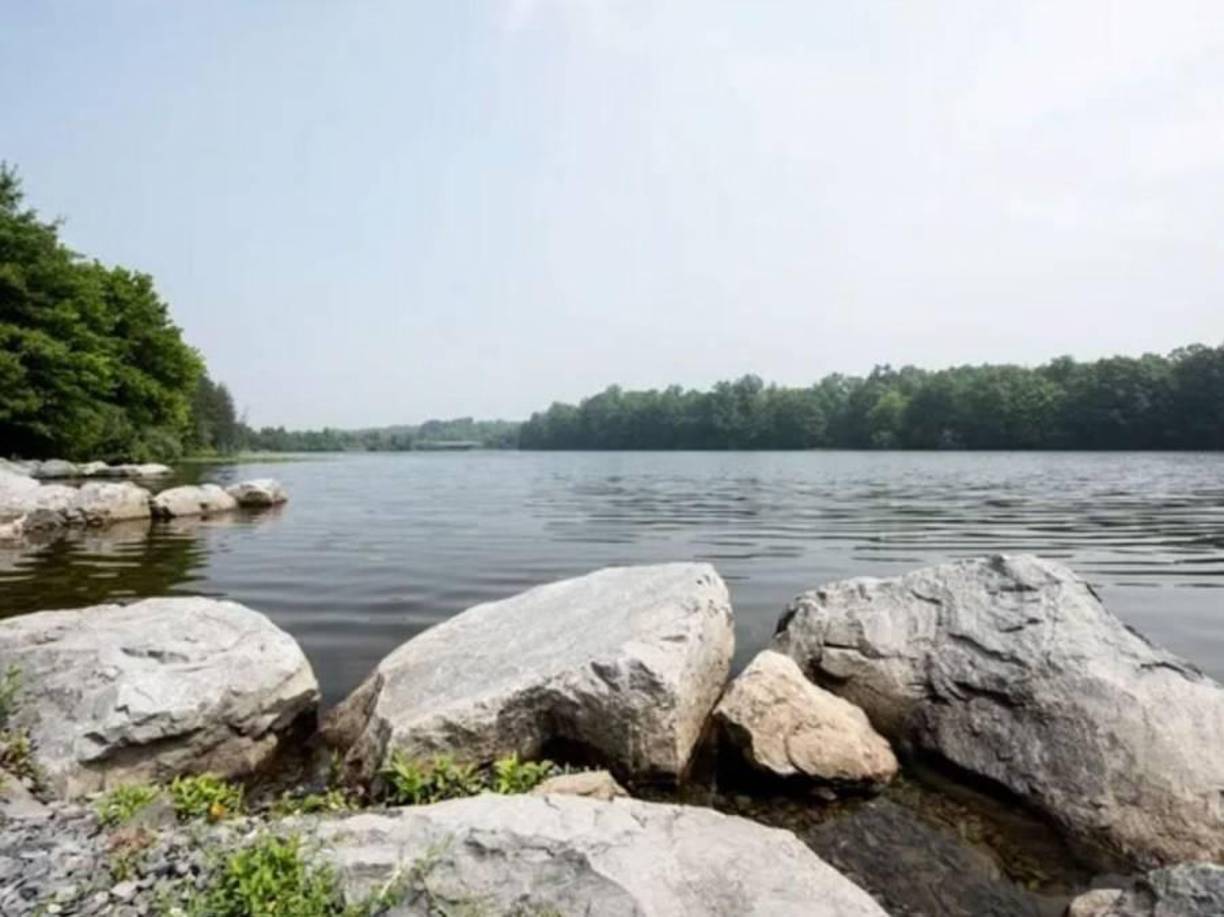 Este es el lago Nockamixon en donde Marvin perdió la vida.