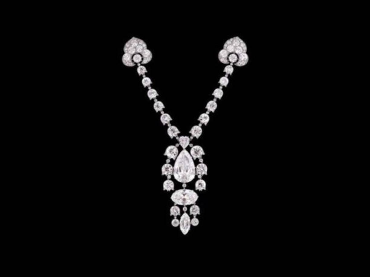 Collar de diamantes Cartier. Valor: US$17.6 millones. Fue creado por el famoso diseñador de joyas Cartier en 1912 y está lleno de diamantes. (Foto: upsocl.com)