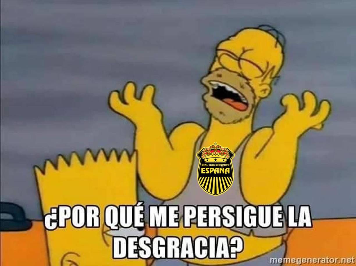 Memes: Real España sufre las burlas tras perder ante Motagua en la ida de la final