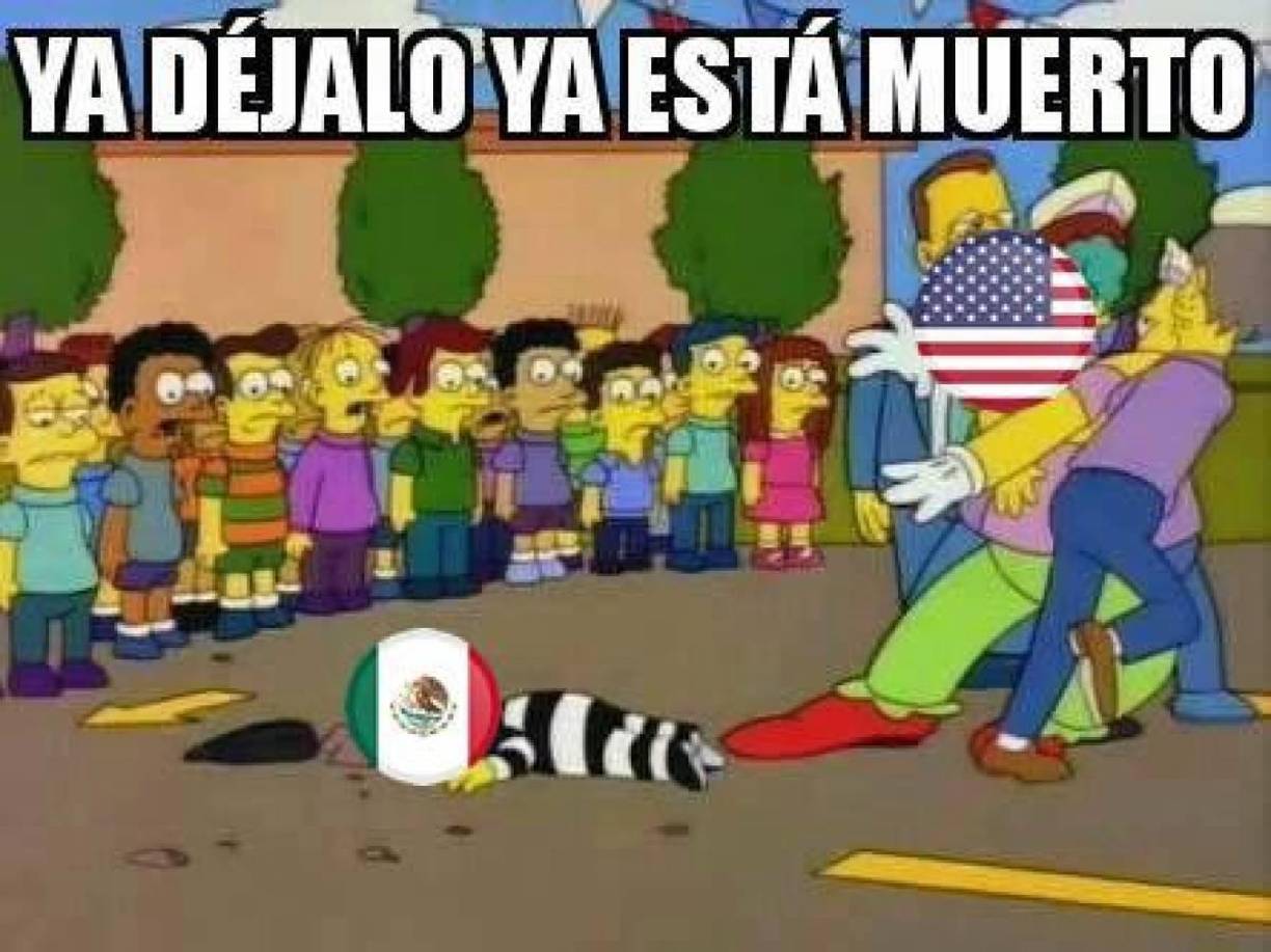 ¡No perdonan! México es víctima de memes tras papelón ante Estados Unidos