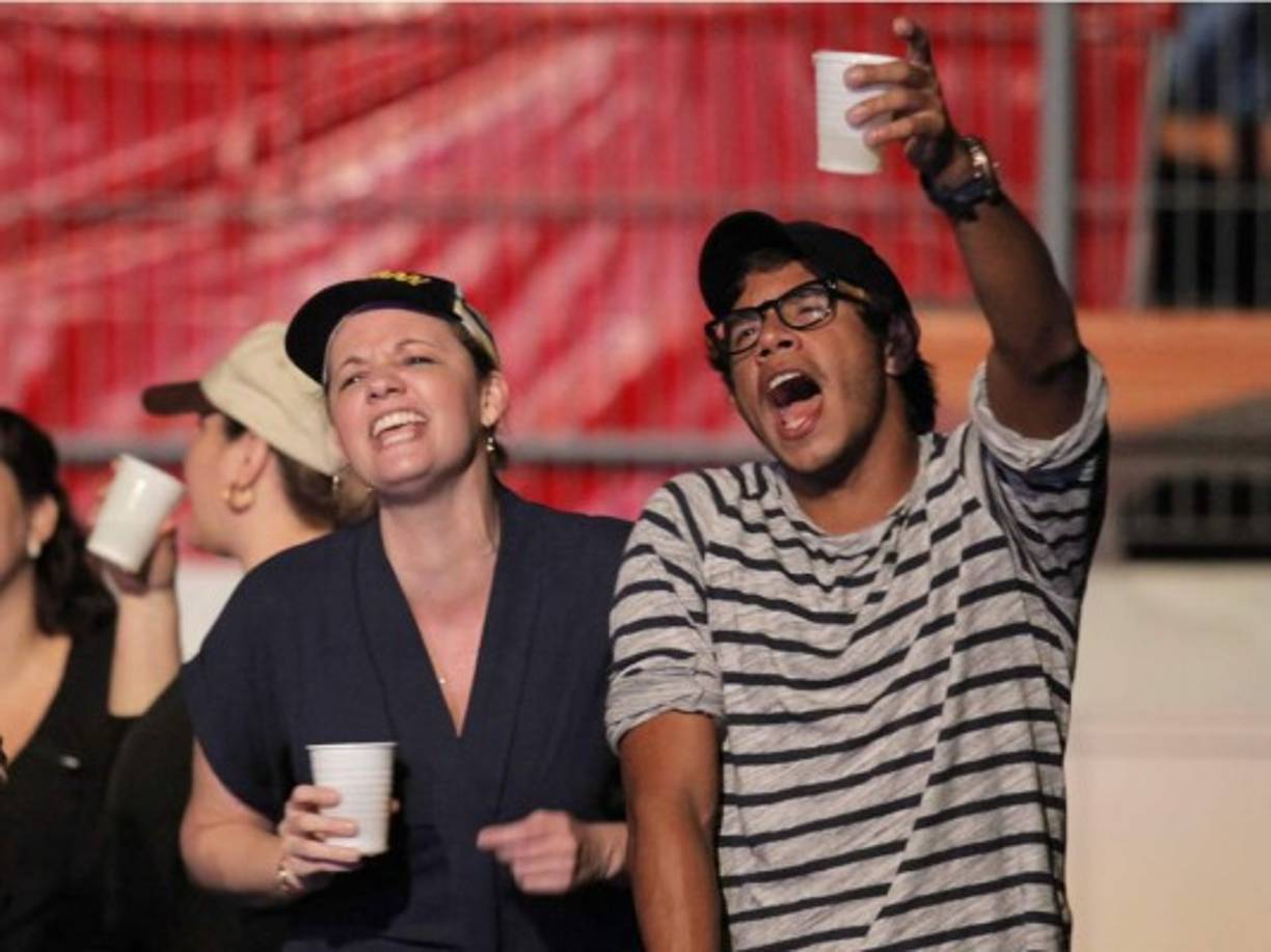 El público hondureño demostró su pasión por la música en estos tres días de fiesta.