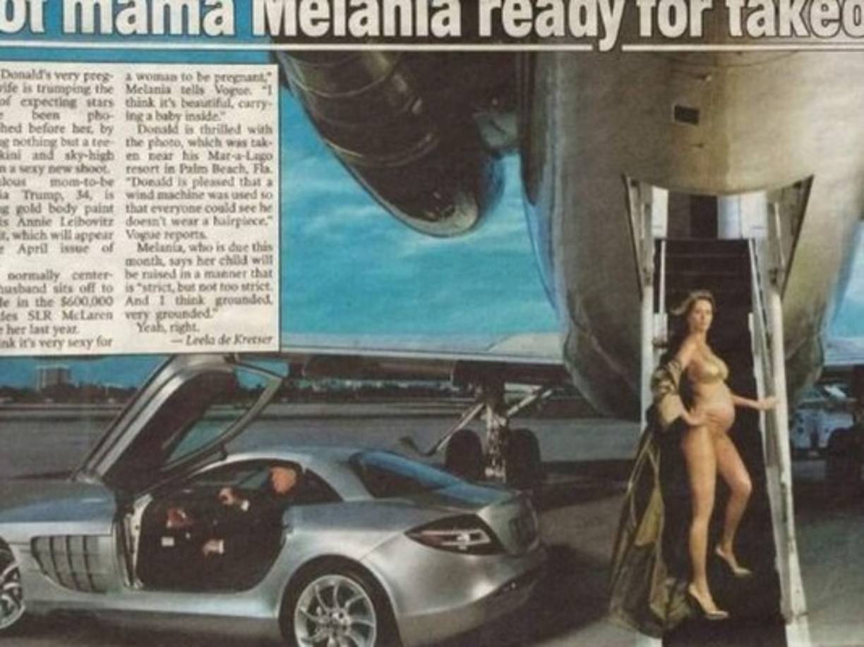 El 20 de marzo de 2006 (año en el que se convierte por fin en ciudadana americana gracias a su boda) nace Barron William Trump, primer hijo de Melania, y quinto vástago para Donald.