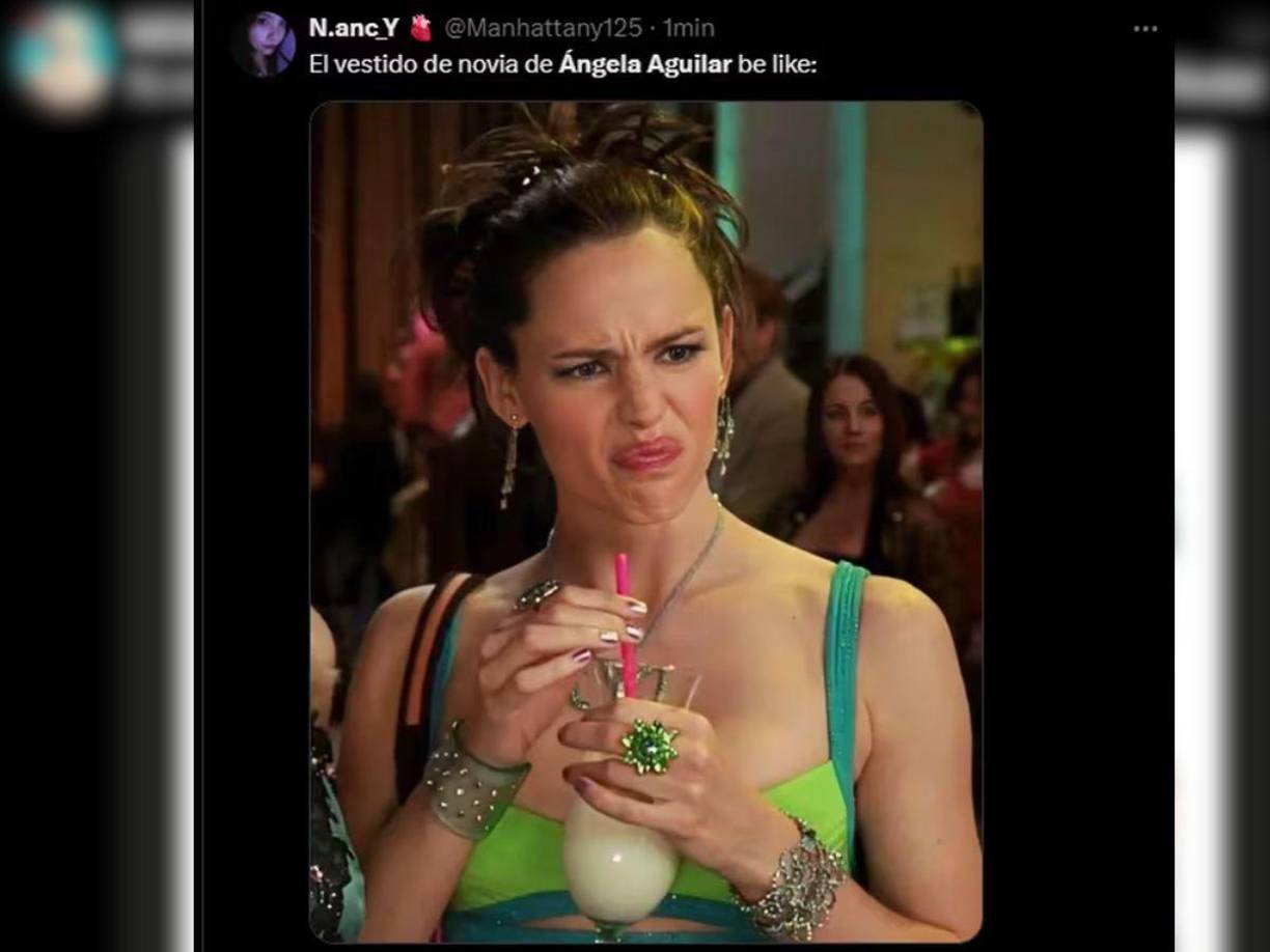 Los memes que dejó la boda de Christian Nodal y Ángela Aguilar