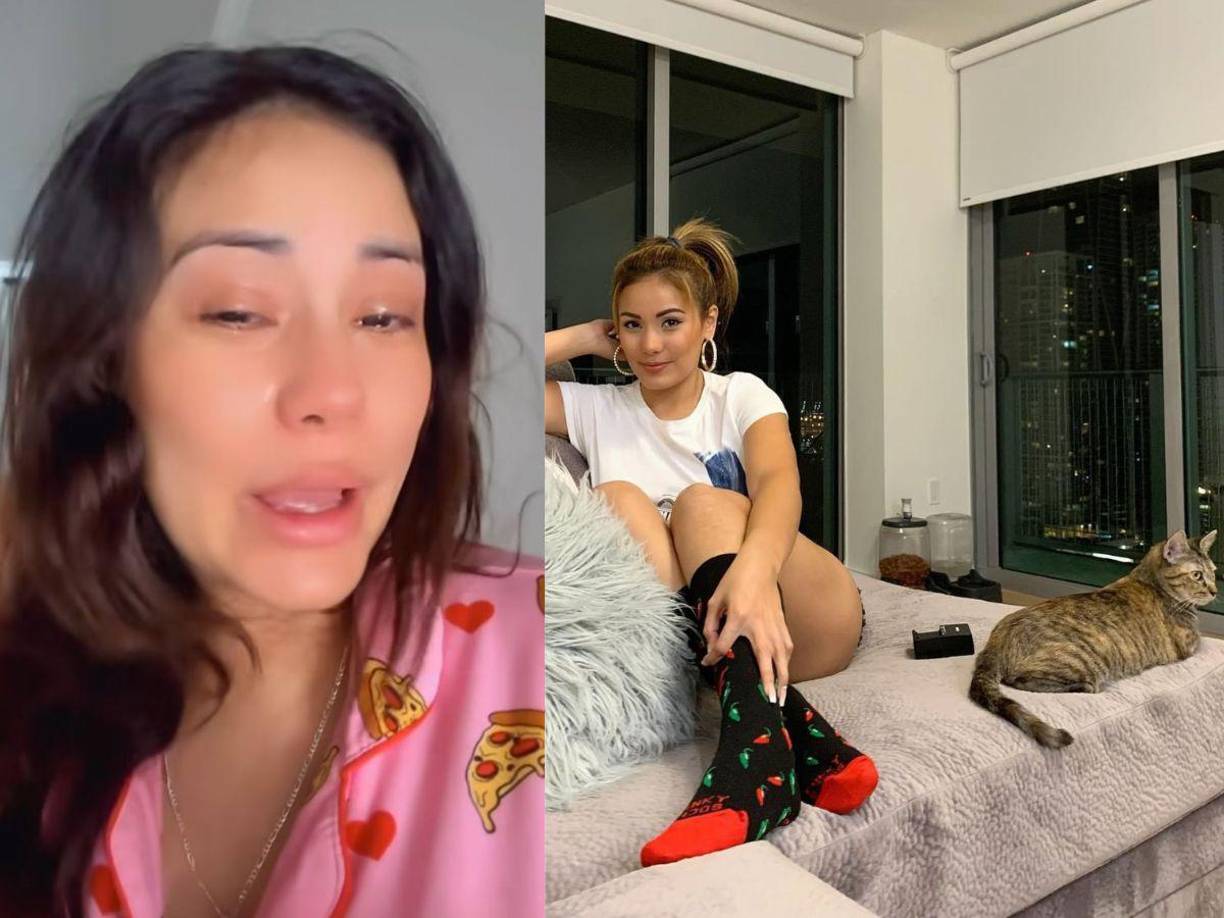 La influencer y periodista hondureña Elsa Oseguera, rompió en llanto tras saber de la muerte de su mascota Mimi. 
