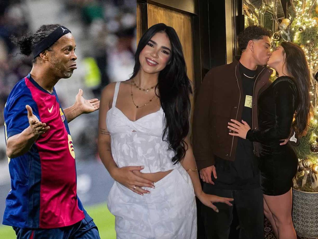 El crack brasileño Ronaldinho, legendario ex jugador del FC Barcelona, se convertirá en abuelo por primera vez con 45 años. Su hijo y la hermosa novia influencer que tiene están esperando un hijo.
