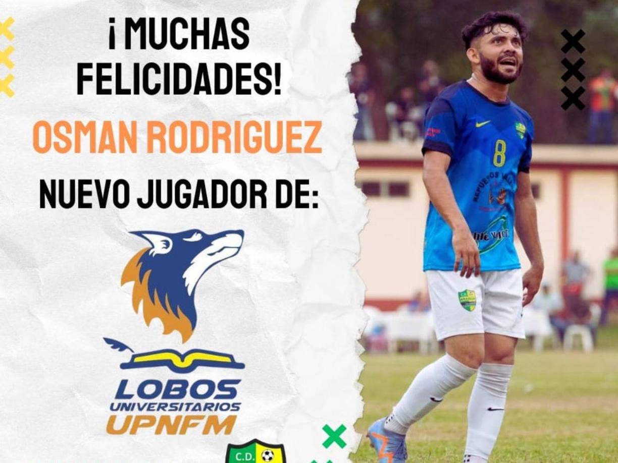Osman Rodríguez, mejor conocido como “Toto”, se convirtió en nuevo fichaje de Lobos UPNFM. El futbolista llega procedente del Brasilia de Liga de Ascenso.