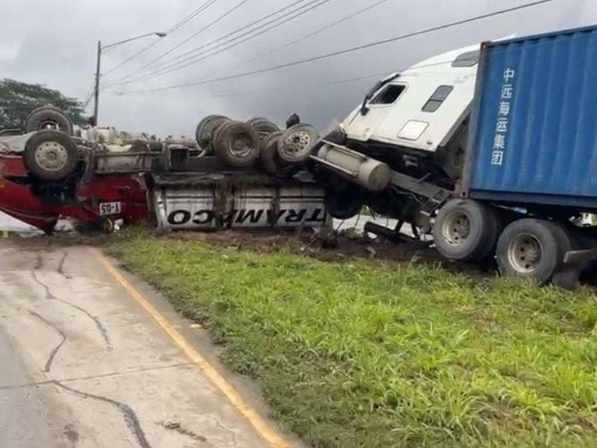 Un trágico accidente ocuurió la tarde de este juves entre los sectores de Puente Alto y Baracoa, Cortés, zona norte de Honduras.