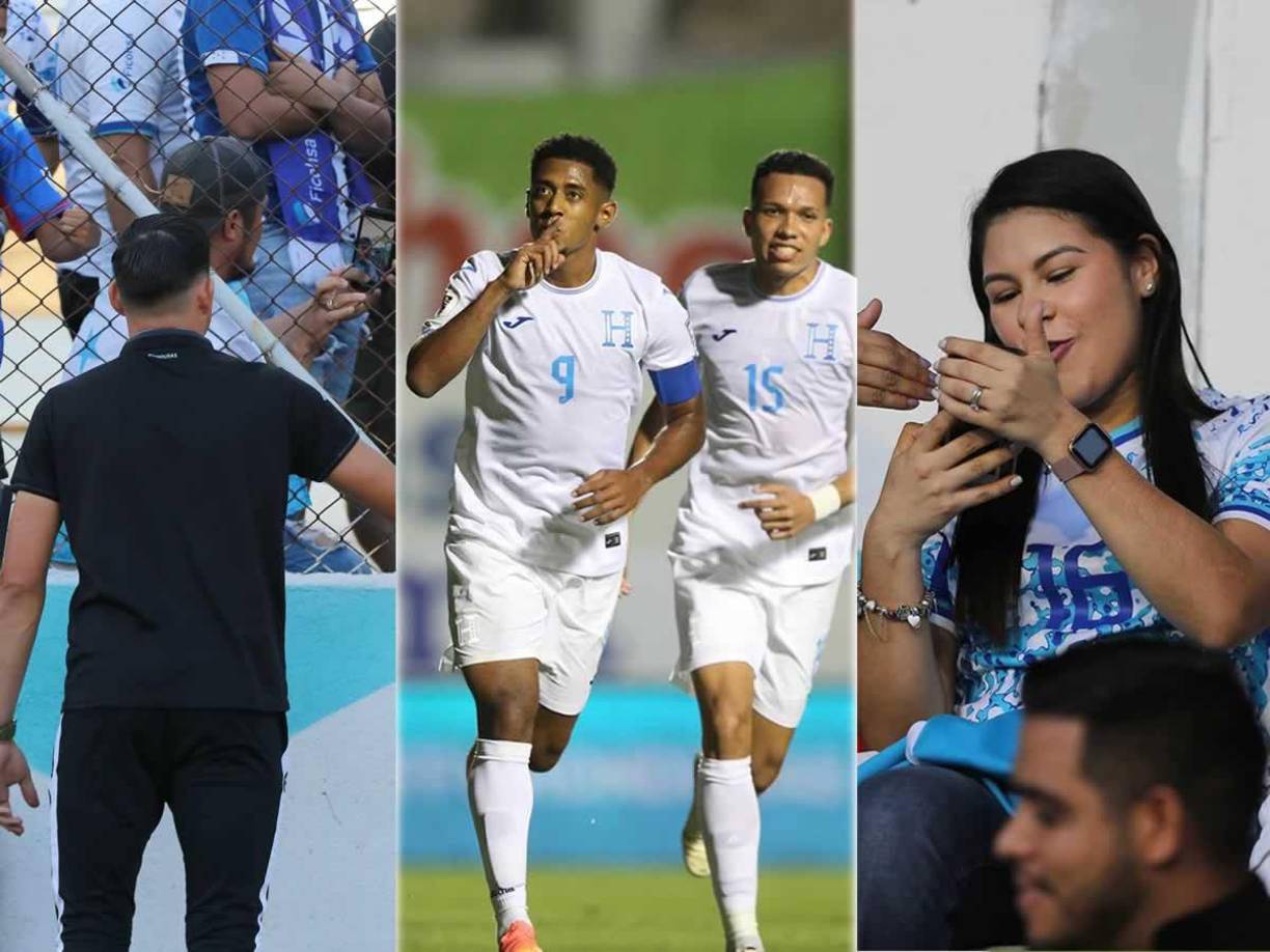 Las imágenes del debut de la Selección de Honduras en la eliminatoria de la Concacaf rumbo al Mundial 2026. La Bicolor ganó 3-1 a Cuba en el estadio Nacional Chelato Uclés.