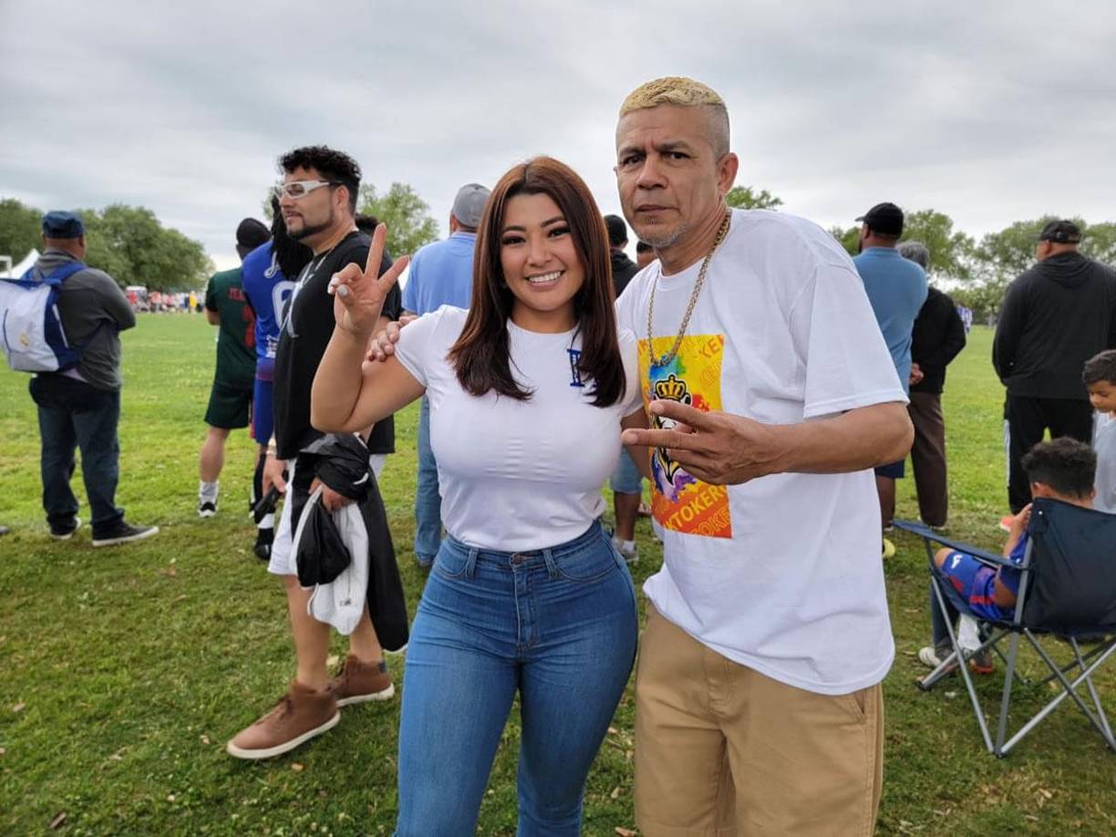 Milagros Flores se tomó el tiempo de bromear con un reconocido tiktoker hondureño de los Estados Unidos.