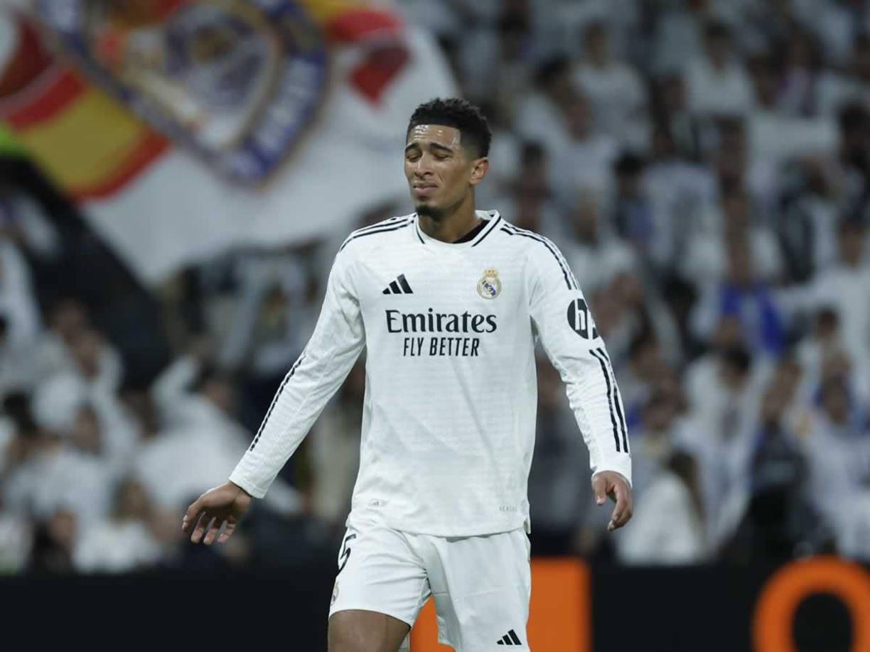 El lamento de Jude Bellingham en el Clásico. El inglés no tuvo su mejor partido contra el Barcelona.