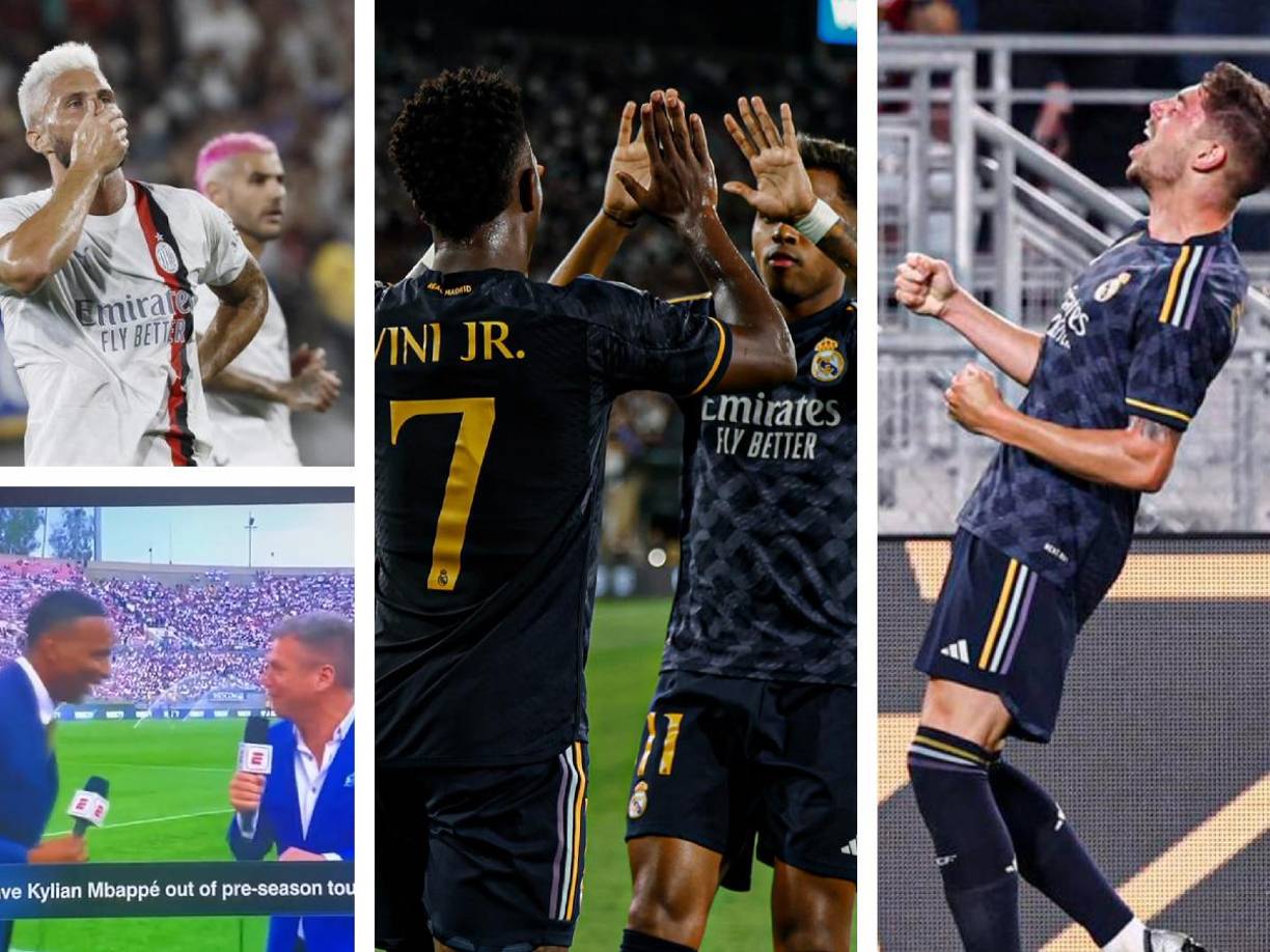 Lo que no se vio del duelo entre el Real Madrid y el Milan, duelo correspondiente a la gira por Estados Unidos. 