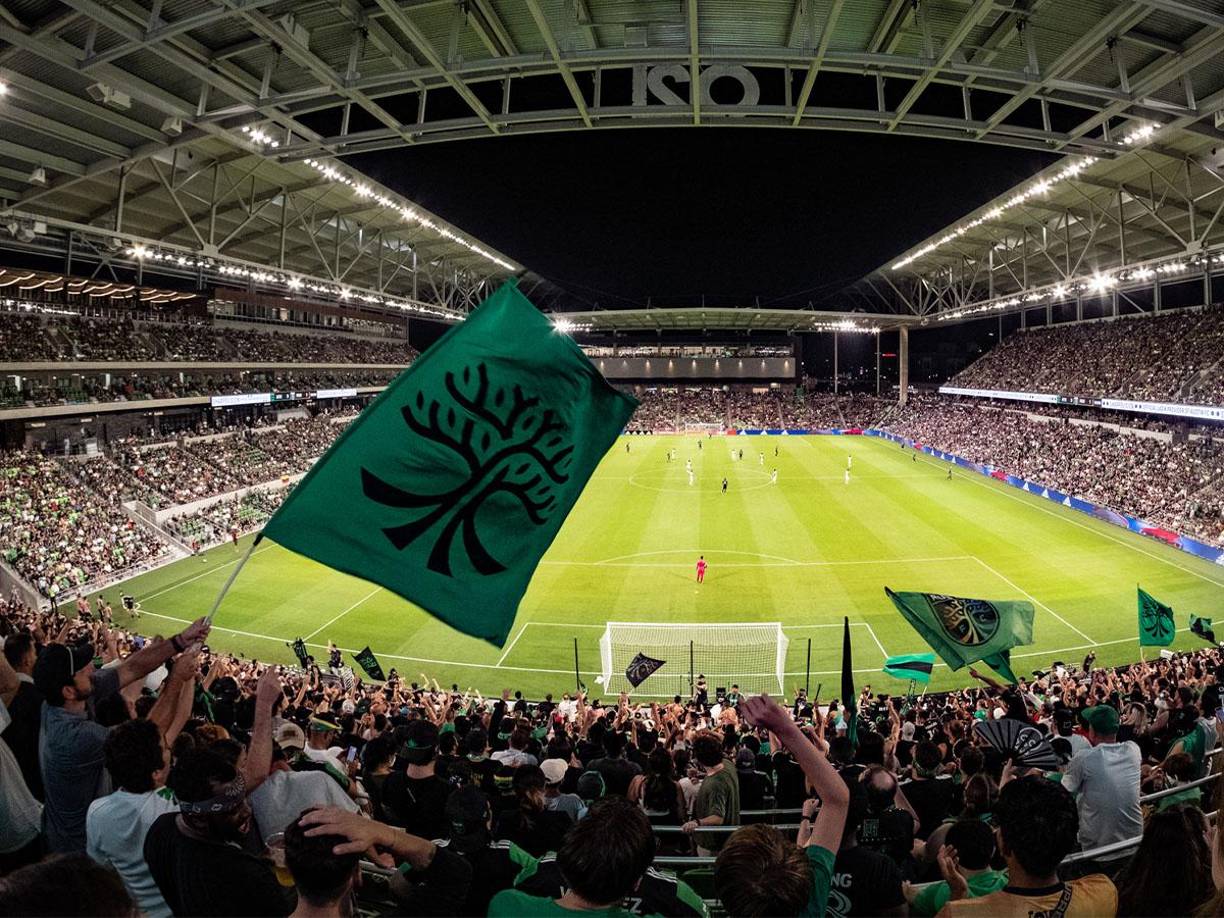 El Q2 Stadium sirve de hogar del Austin FC de la MLS. Fue inaugurado hace poco, en el 2021.