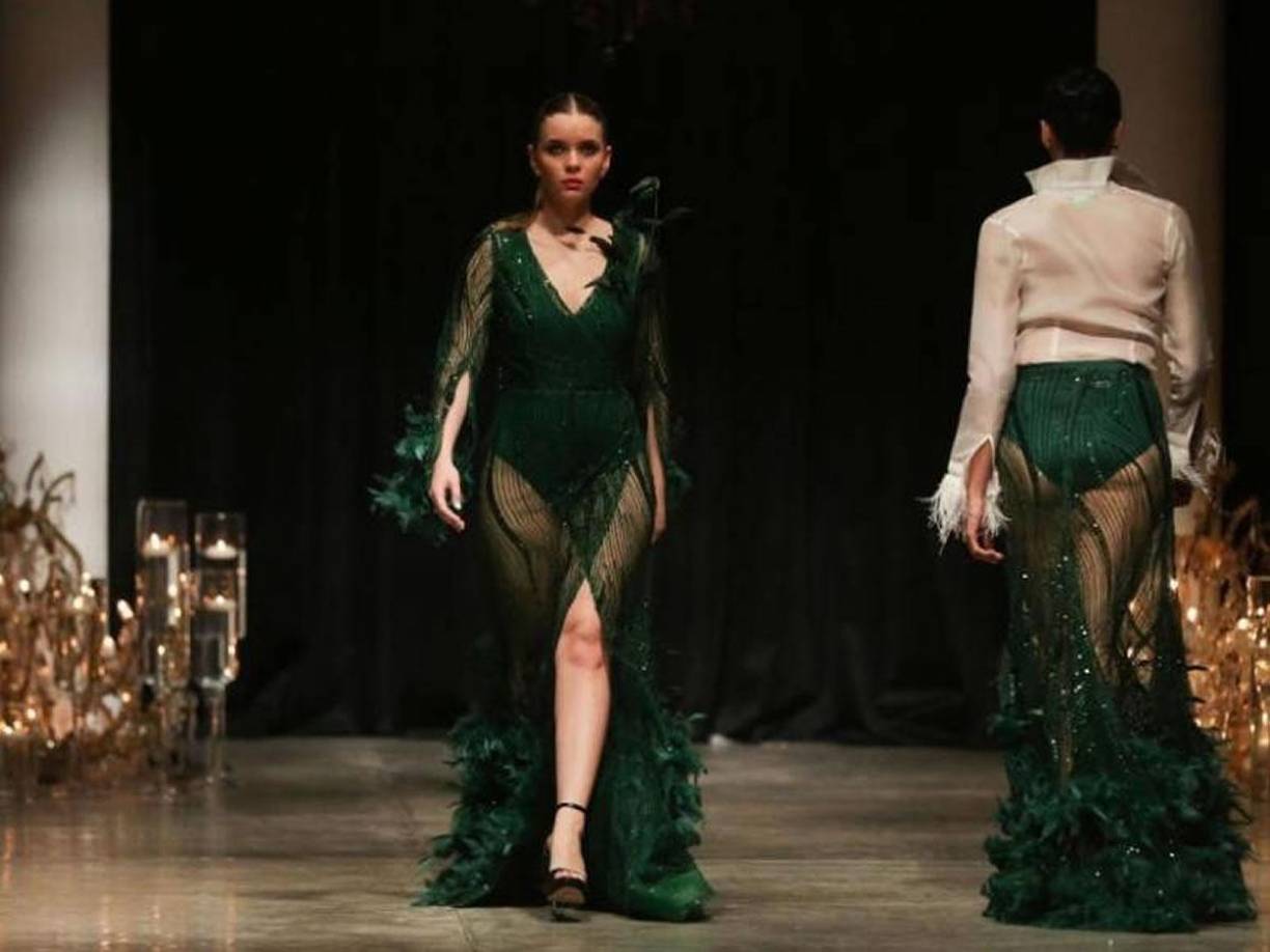 La modelo hondureña brilló con la colección ‘Indomable’ de Sandra Noguera, estudiante de la carrera de Diseño de Modas en Unitec y debutante en BAC Estilo Moda 2024,