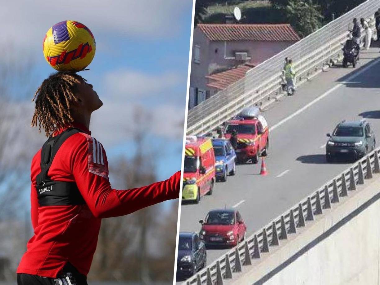 Momentos de tensión se vivieron en Francia con un futbolista que milita en el Niza de la Ligue 1 del país arriesgó su vida.