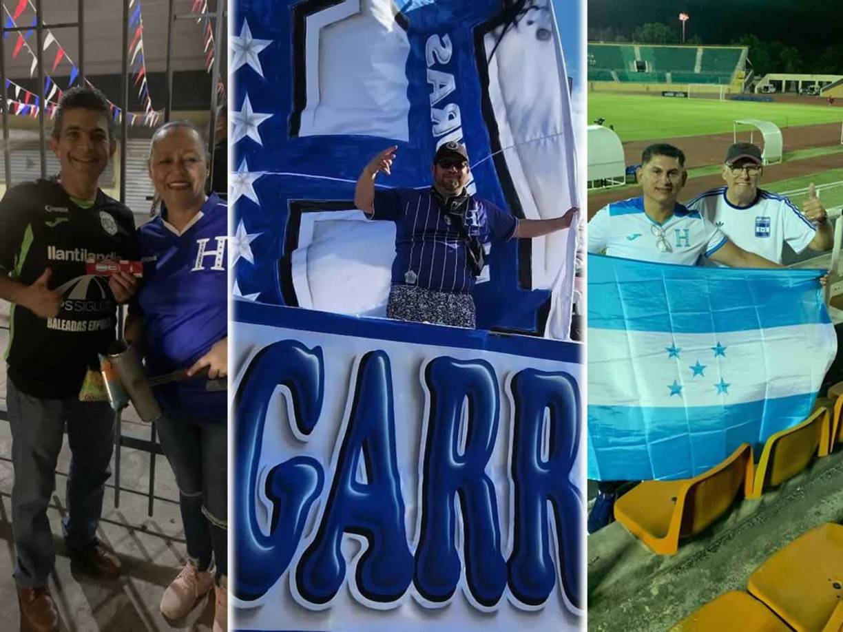 Aficionados catrachos han dicho presente en el estadio Olímpico Félix Sánchez de Santo Domingo (República Dominicana) para apoyar a la Selección de Honduras en el partido contra Cuba por la Nations League de la Concacaf.