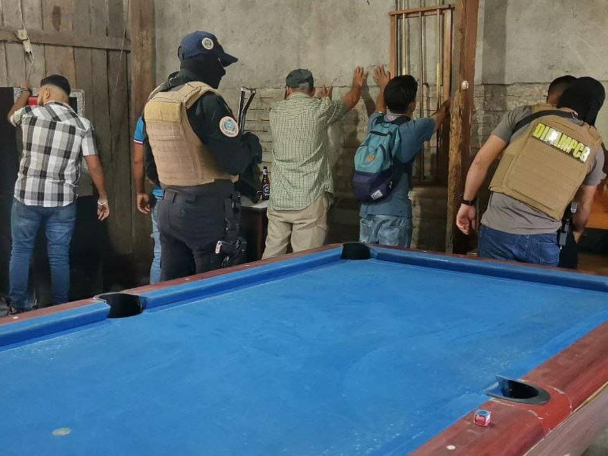 Imágenes de los intensos operativos contra extorsionadores