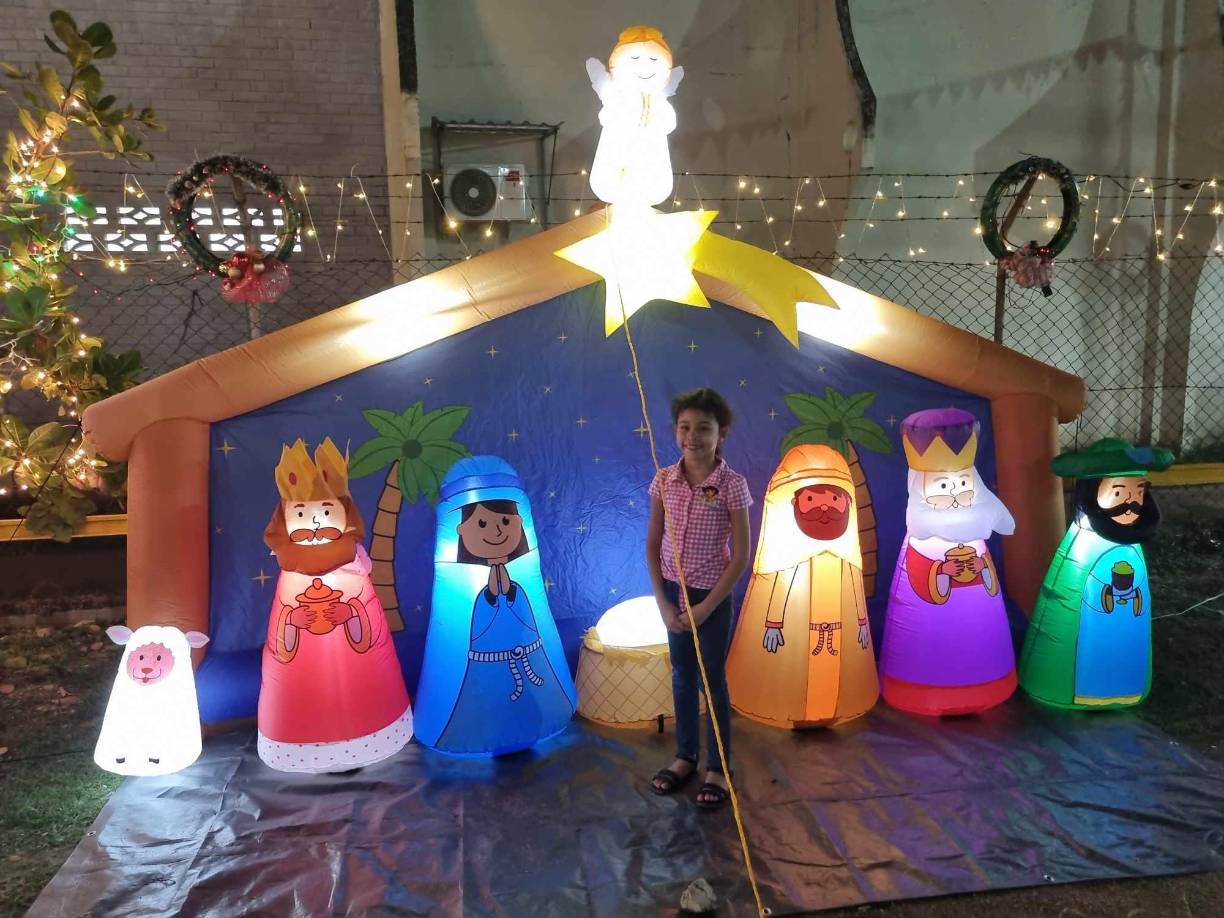 Los más pequeños son los que más disfrutan de la temporada navideña.