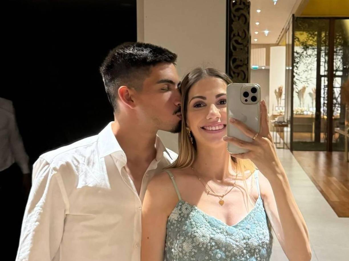 La portuguesa Catalina Vieira es la pareja del futbolista hondureño Jonathan Rubio, catracho que juega en el fútbol de África. 