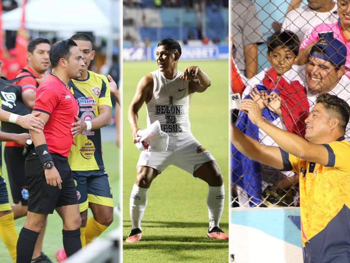 En imágenes de la vuelta de la semifinal del Torneo Apertura 2023 que ganó Olimpia (2-0) contra el Génesis en el estadio Nacional Chelato Uclés, sellando su pase a la final.