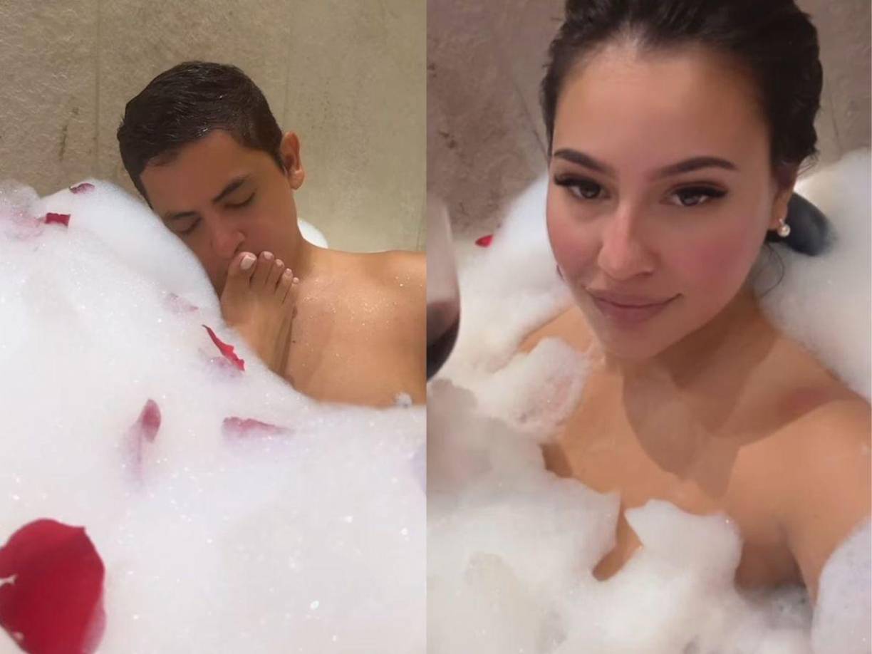 Alejandra Rubio y Javian Thompson subieron la temperatura tras filtrar un momento íntimo en redes sociales. 