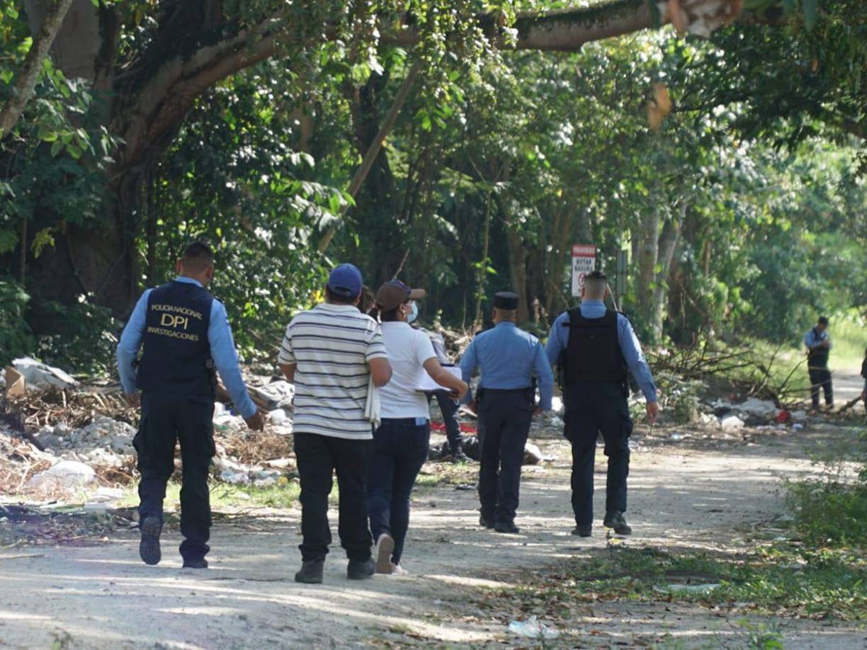 El cuerpo fue trasladado a la morgue de San Pedro Sula.