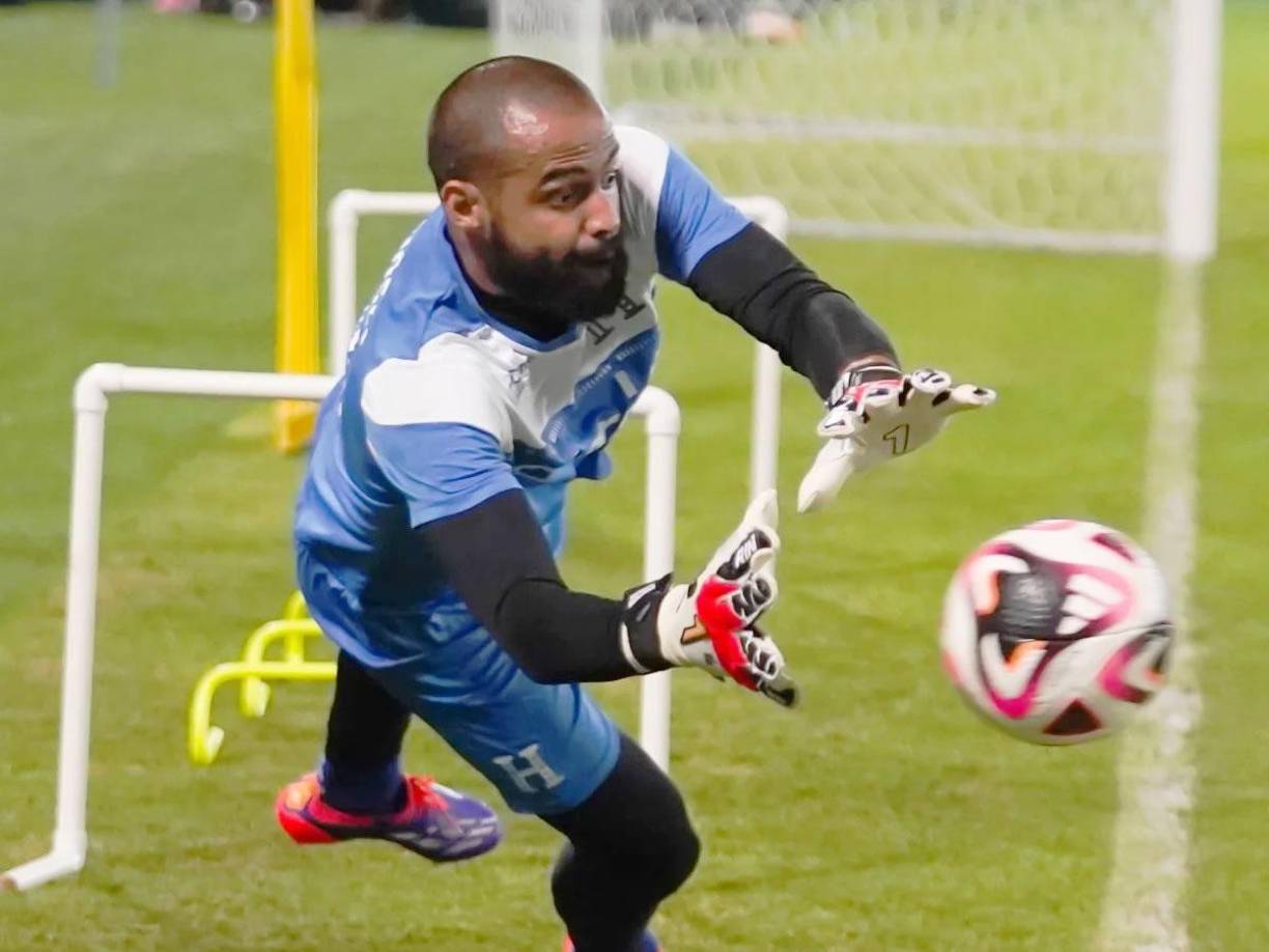 Edrick Menjívar es el portero titular de la Selección de Honduras en la segunda era de Reinaldo Rueda para enfrentar a México.
