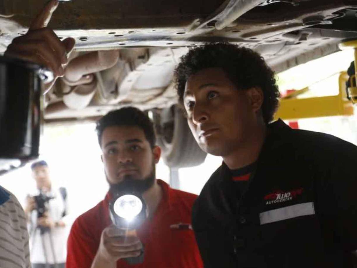 Kevin Hernández tiene su propio taller en San Pedro Sula. 