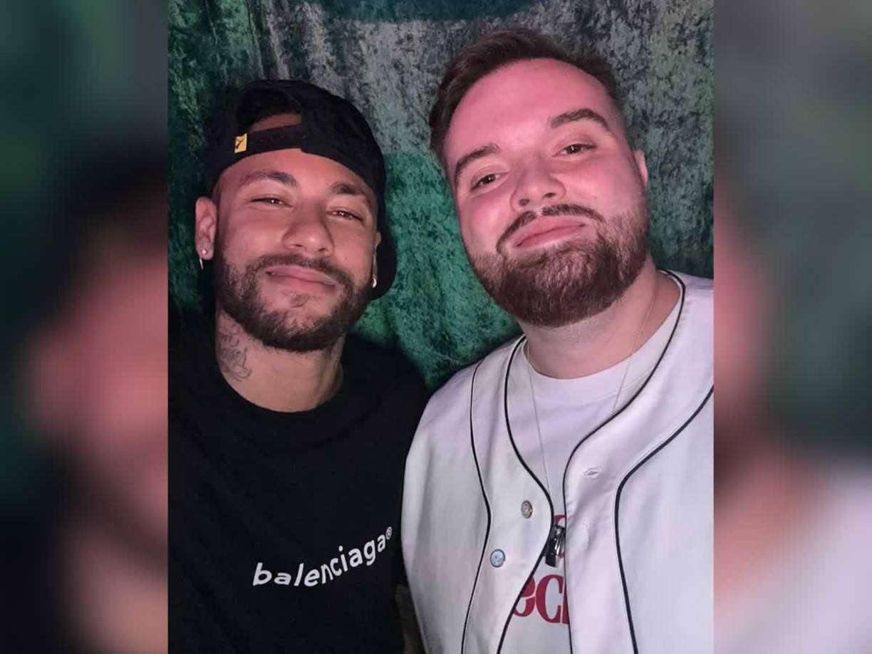 El conocido como el ‘rey del streaming’ también es amigo del brasileño Neymar.