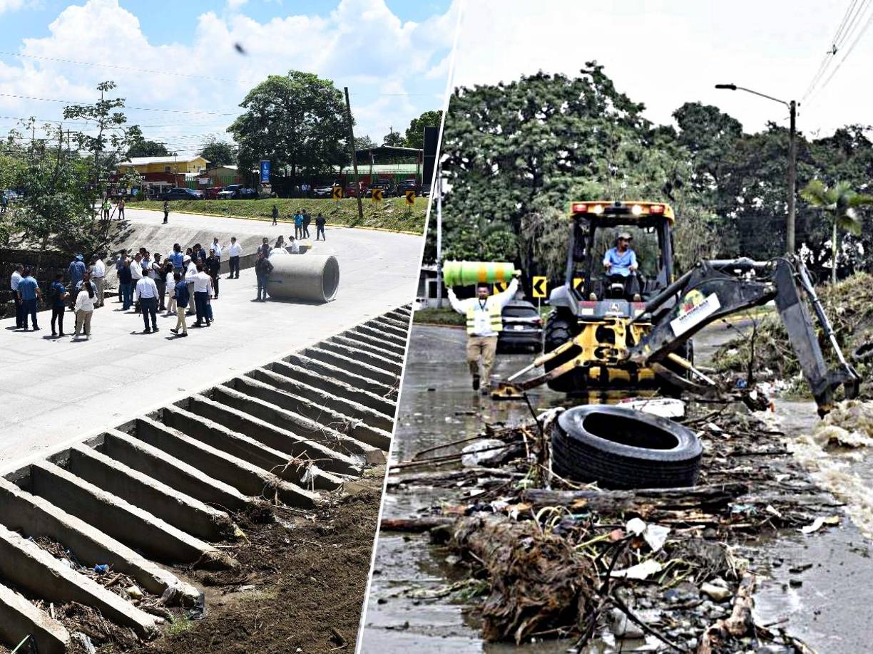 Desde el domingo, autoridades municipales cerraron el paso del vado Juan Lindo en San Pedro Sula, en un intento más por resolver la problemática que se genera en ese sector cuando las lluvias desbordan.